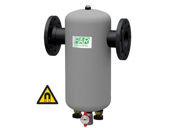 FAR Rubinetterie 2236  Dirt separator complete with magnetic inserts with flanged connections