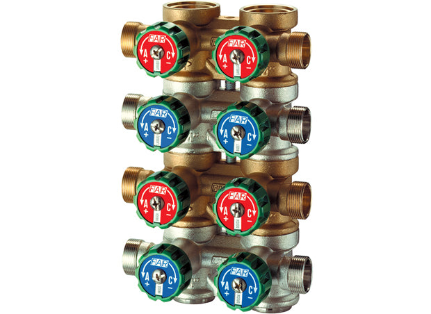 FAR Rubinetterie coplanar manifold with manual controls