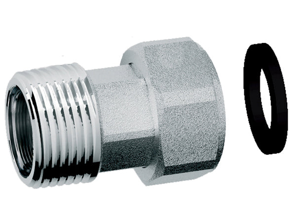 FAR Rubinetterie 8323 threaded tail with flat face swivelling G nut