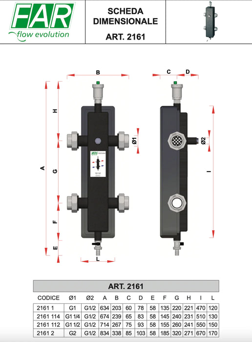EH2102 low loss separator pack