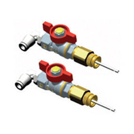 P225E pair of valves for R225E pressure gauge, with needles