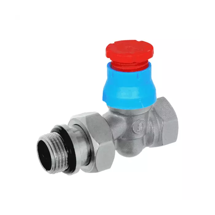 Giacomini R402TG Straight valve with thermostatic option
