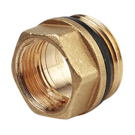 Giacomini R593D Reducer male-female threaded, with self-sealing