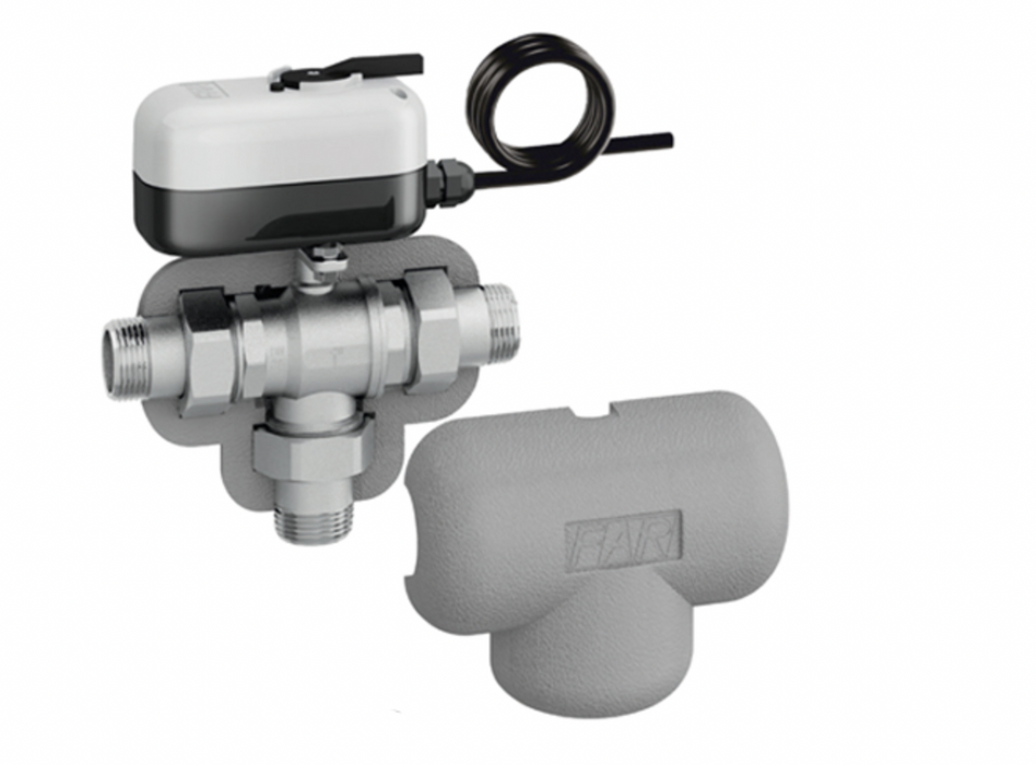 Far rubinetterie 300720CT 3-way diverter zone control ball valve