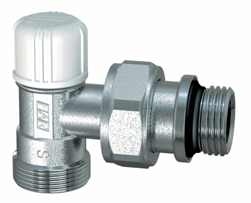 Far rubinetterie thermostatic valve & lockshield pack