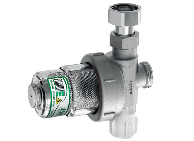 FAR Rubinetterie 2280 PocketFAR magnetic dirt separator with mesh filter
