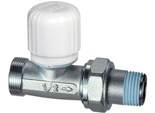 FAR Rubinetterie Chrome-plated straight thermostatic valve copper connection