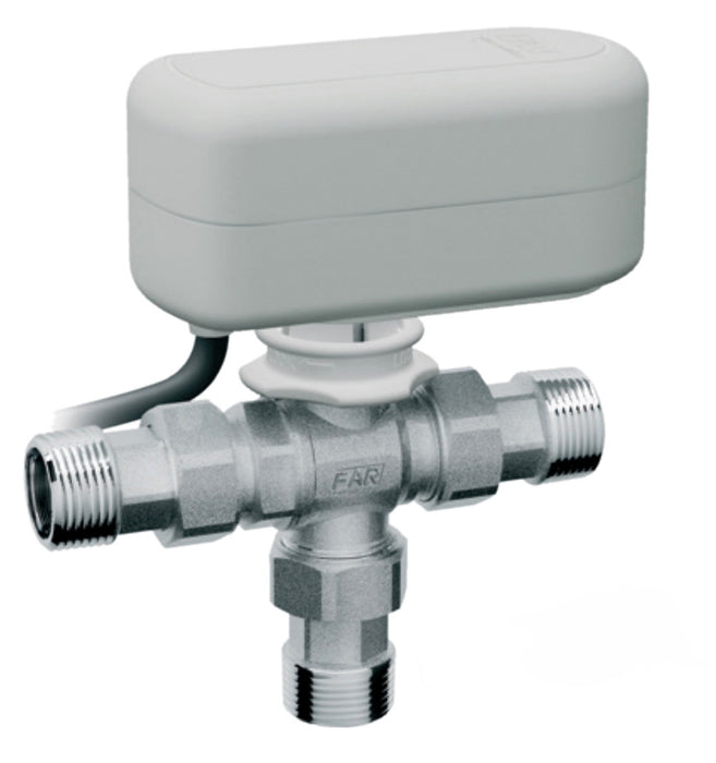 FAR Rubinetterie 3-way diverter zone control ball valve with quick-coupling connection