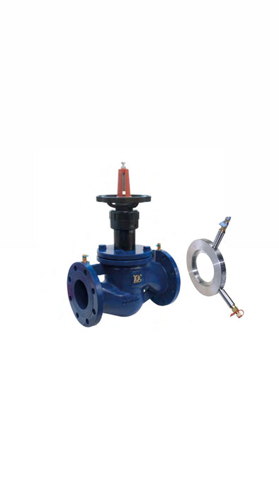 R206BFMS Flanged Cast Iron Static Balancing Valve with Stainless Steel Wafer Metering Station