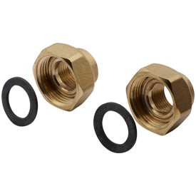 R37KFF - Set of 2 fittings with EPDM gaskets