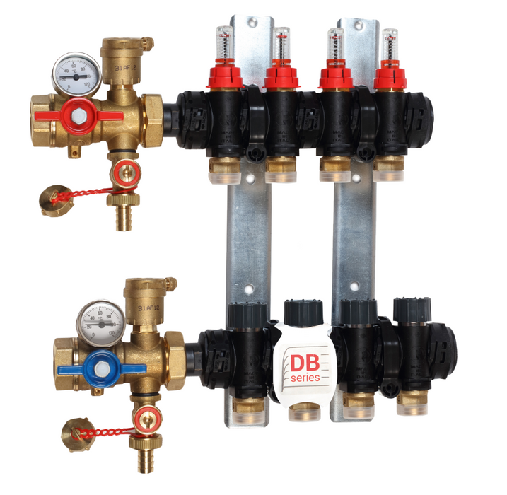 R553FPDB Technopolymer modular manifold with dynamic flow balancing