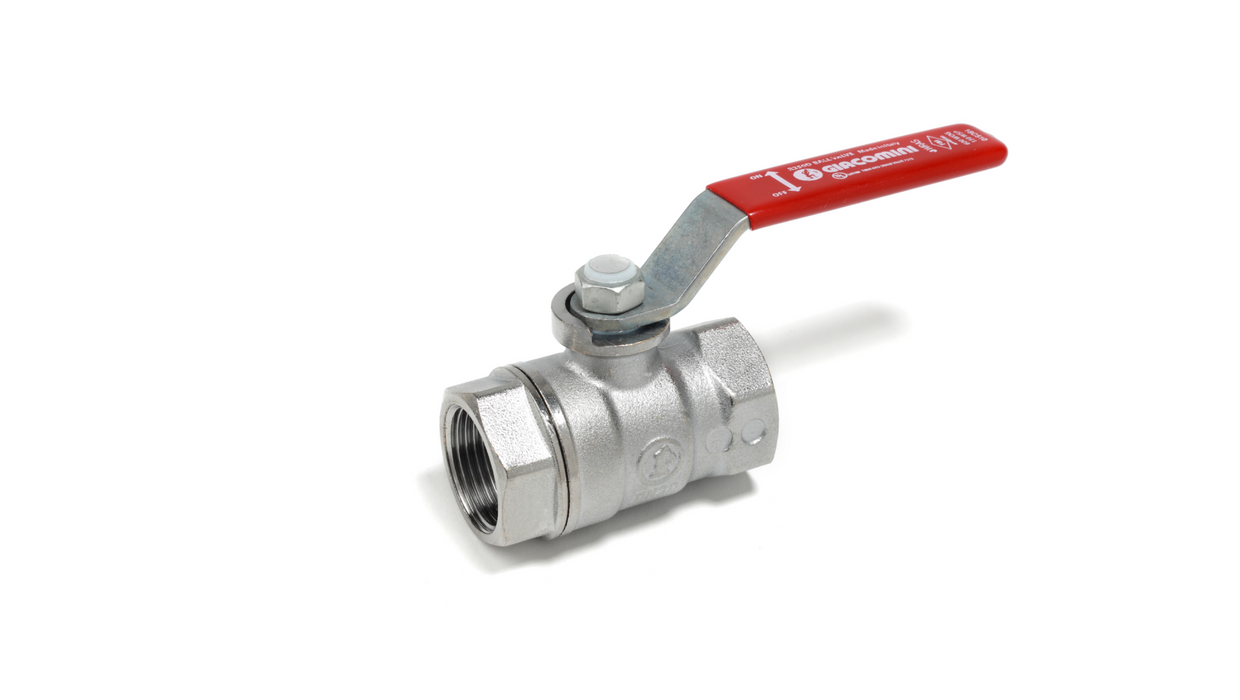 Giacomini R250D Lever ball Valve with Female-Female BSP Connections