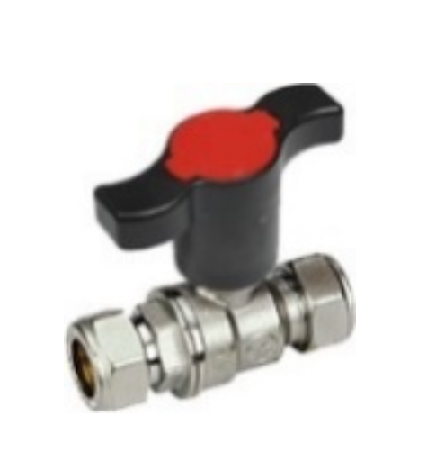 Giacomini R250DXT R250D Ball Valve, Assembled with Extended T-Handle
