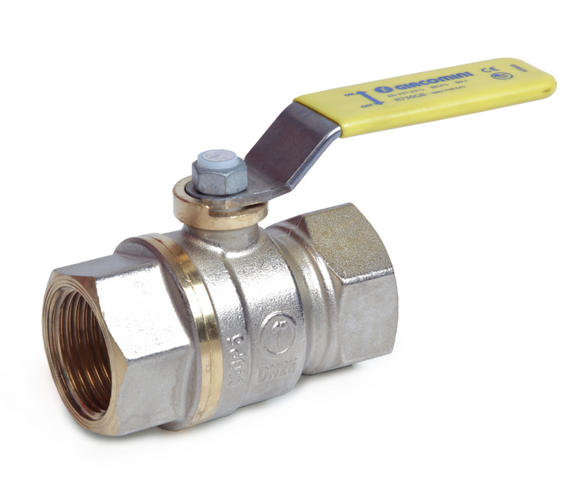 R730GB Ball valve, female-female connections, EN331:2015 approved, high temperature