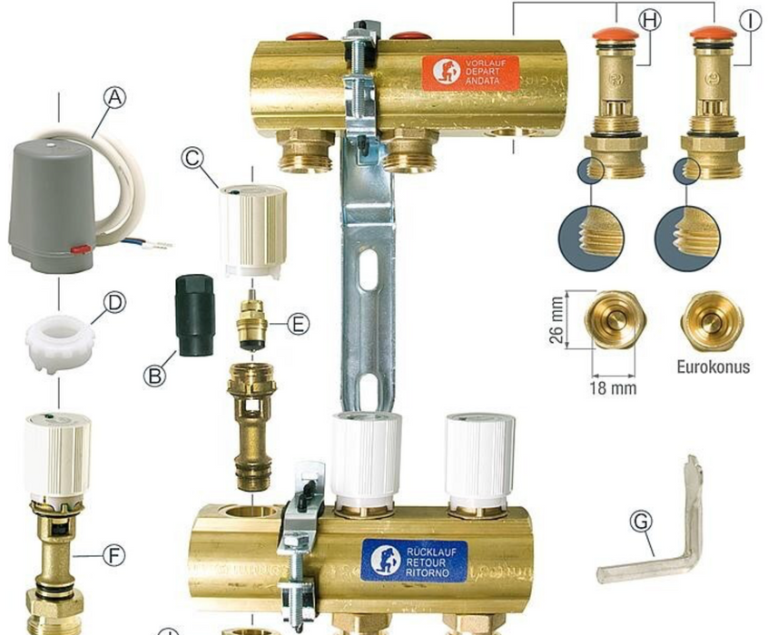 Giacomini P12A Thermostatic bonnet