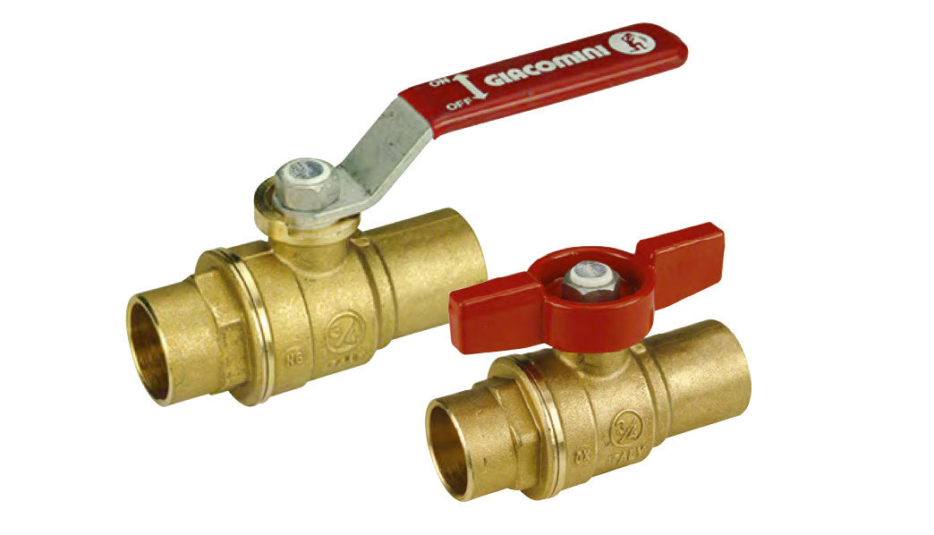 R258D endfeed ball valve for heating/cooling
